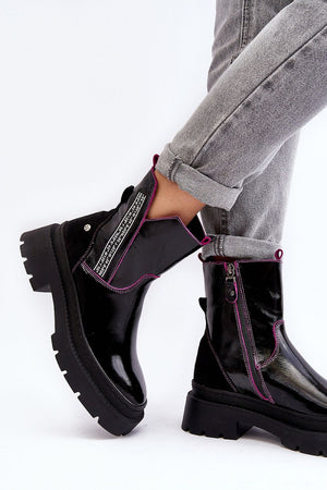Polobotky na podpatku model 190707 Step in style