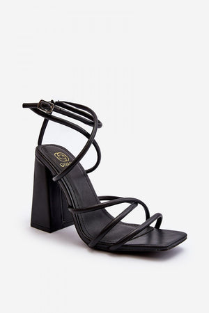 Sandály na podpatku model 193936 Step in style
