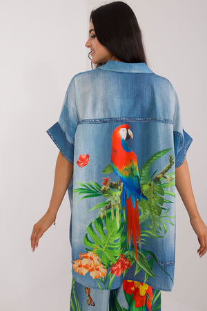 Košile s krátkým rukávem model 198371 Italy Moda