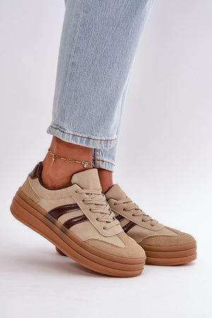 Sportovní boty na platformě model 199172 Step in style