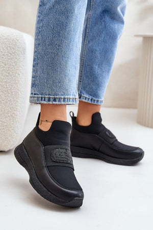 Sportovní boty na platformě model 201053 Step in style