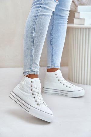 Tenisky na platformě model 201921 Step in style