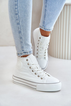 Tenisky na platformě model 201921 Step in style