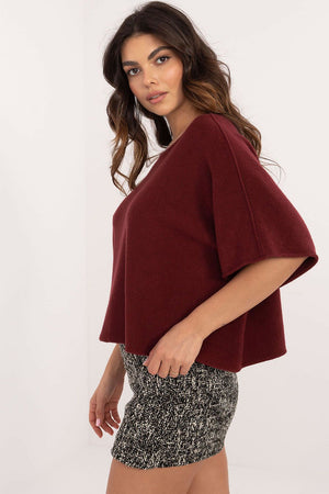 Svetr s krátkým rukávem model 202702 Italy Moda