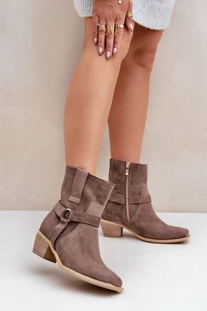 Boty na podpatku model 203867 Step in style