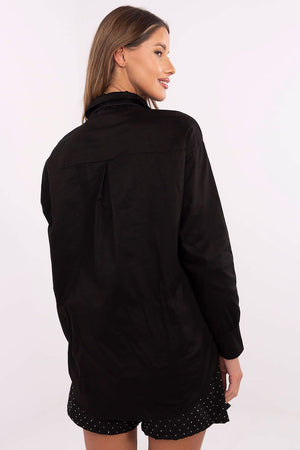 Košile s dlouhým rukávem model 203944 Italy Moda