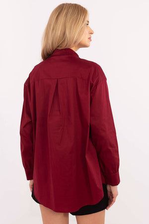 Košile s dlouhým rukávem model 204363 Italy Moda