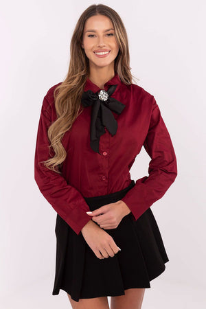 Košile s dlouhým rukávem model 204399 Italy Moda