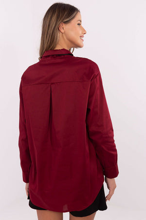 Košile s dlouhým rukávem model 204399 Italy Moda