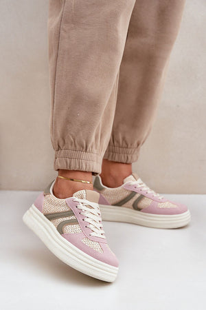 Sportovní boty na platformě model 205951 Step in style