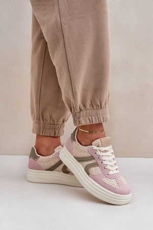 Sportovní boty na platformě model 205951 Step in style