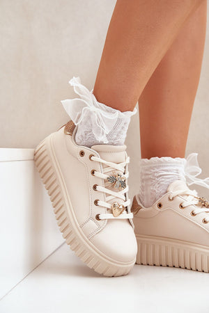 Sportovní boty na platformě model 206838 Step in style