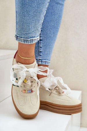 Sportovní boty na platformě model 206858 Step in style