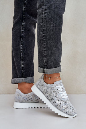 Sportovní boty na platformě model 209065 Step in style