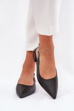 Sandály na podpatku model 209432 Step in style