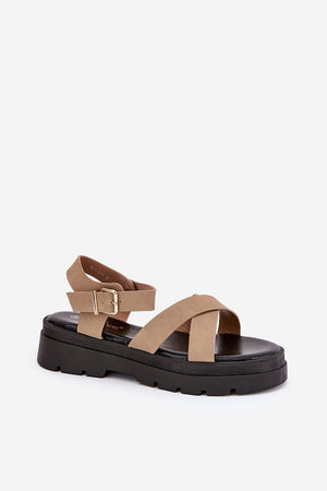 Sandy na platformě model 209896 Step in style