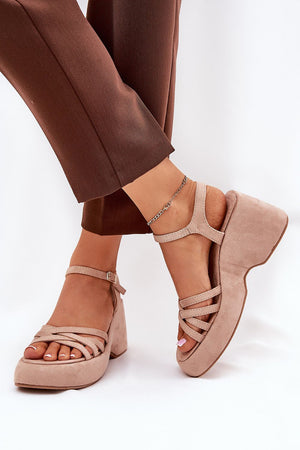 Bota na klínech model 209914 Step in style