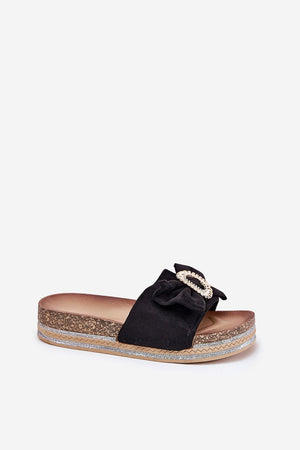 Klapky na platformě model 210764 Step in style