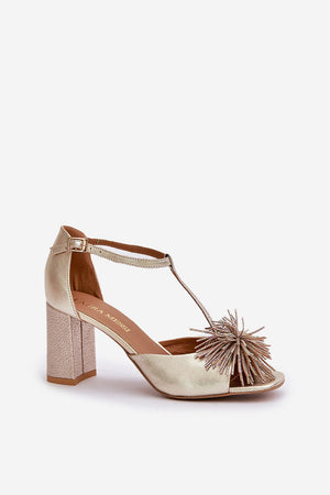 Sandály na podpatku model 212584 Step in style