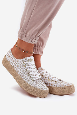 Tenisky na platformě model 212617 Step in style