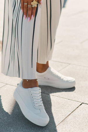 Tenisky na platformě model 212724 Step in style