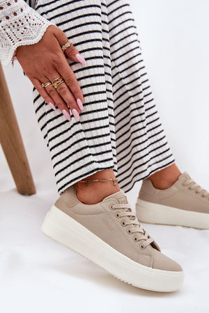 Tenisky na platformě model 212726 Step in style