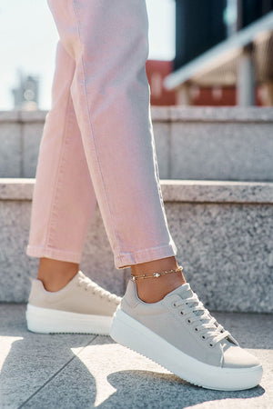 Tenisky na platformě model 212726 Step in style