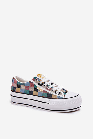 Tenisky na platformě model 212731 Step in style