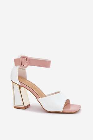 Sandály na podpatku model 212823 Step in style