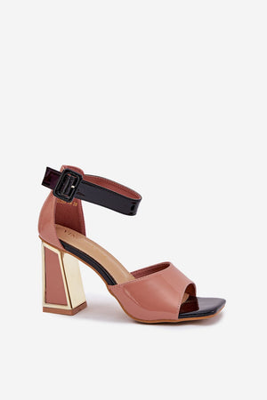 Sandály na podpatku model 212824 Step in style