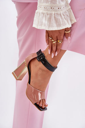 Sandály na podpatku model 212824 Step in style