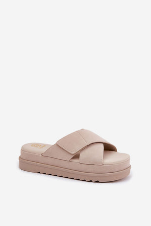 Klapky na platformě model 212876 Step in style