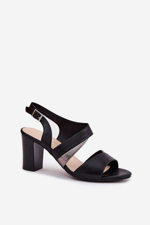 Sandály na podpatku model 212908 Step in style