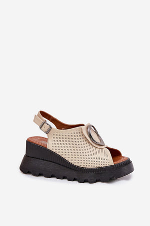 Bota na klínech model 213005 Step in style