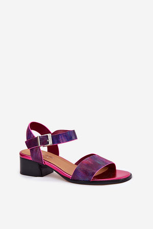 Sandály na podpatku model 213022 Step in style