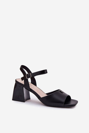 Sandály na podpatku model 213186 Step in style