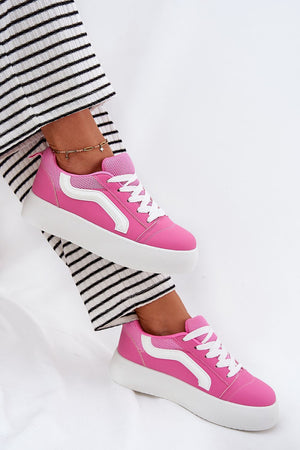 Sportovní boty na platformě model 213190 Step in style