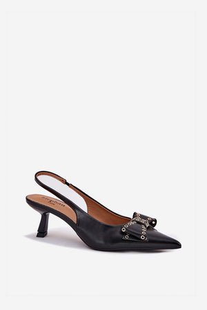 Lodičky na podpatku model 213889 Step in style