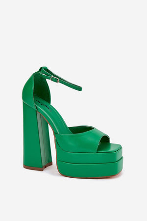Sandály na podpatku model 213911 Step in style