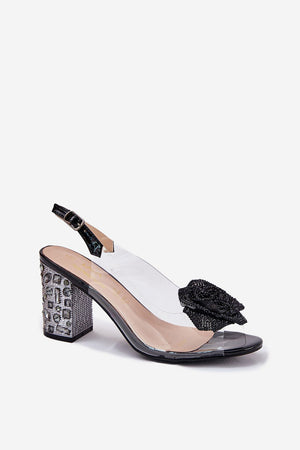 Sandály na podpatku model 213934 Step in style
