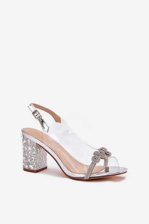 Sandály na podpatku model 213937 Step in style