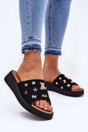 Klapky na platformě model 213953 Step in style