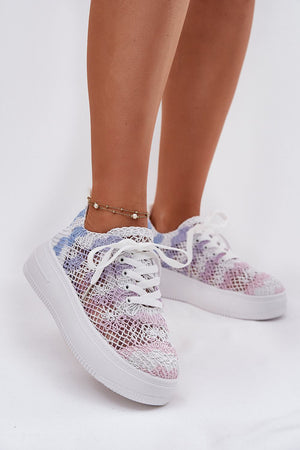 Sportovní boty na platformě model 214079 Step in style