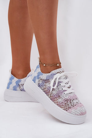 Sportovní boty na platformě model 214079 Step in style