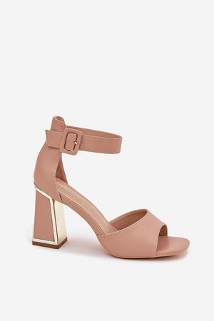 Sandály na podpatku model 214392 Step in style