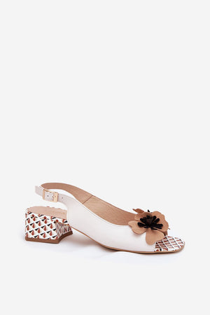 Sandály na podpatku model 214682 Step in style