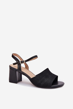 Sandály na podpatku model 214686 Step in style