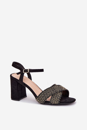 Sandály na podpatku model 214687 Step in style