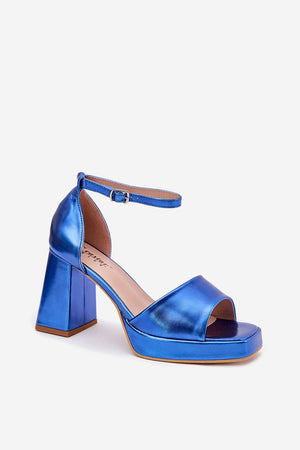 Sandály na podpatku model 215000 Step in style