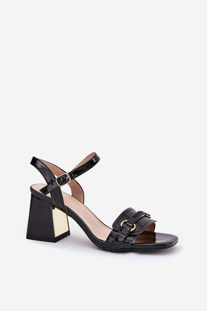Sandály na podpatku model 215347 Step in style